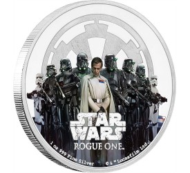 Star Wars Rogue One 1 Oz Silver Coin Empire